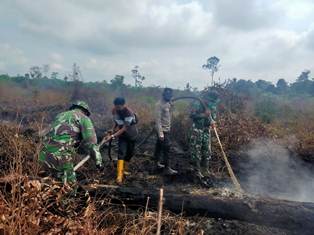 Patroli Bhabinkamtibmas & MPA Temukan Gumpalan Asap